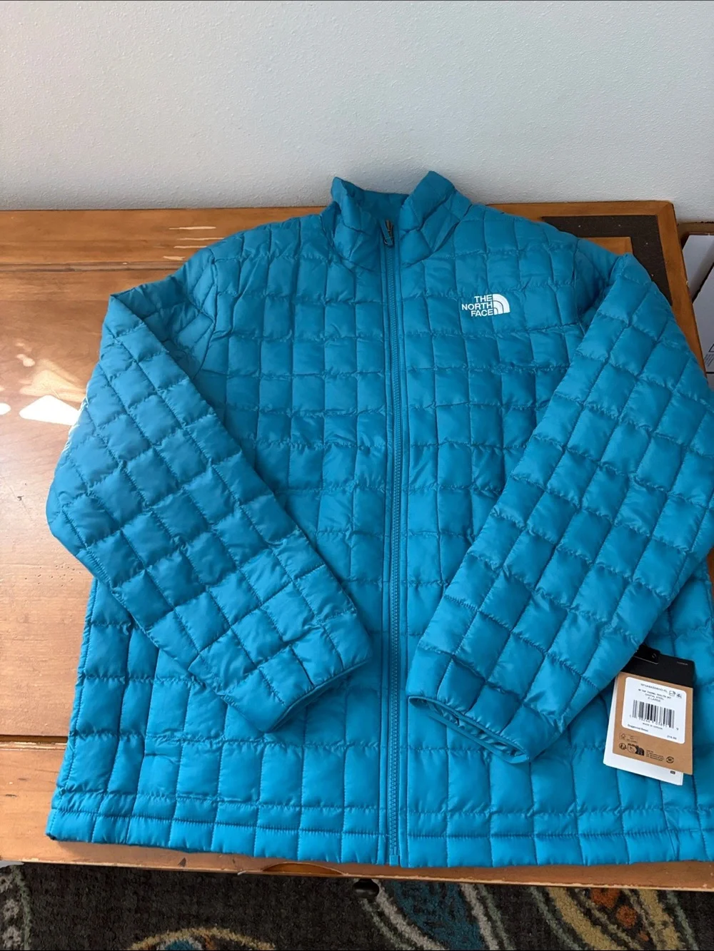 The North Face NWT Thermoball Teal Puffer Jacket Size XL